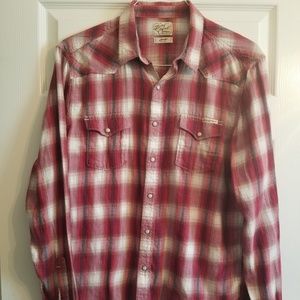 Lucky Brand Men's Western Long Sleeve Shirt